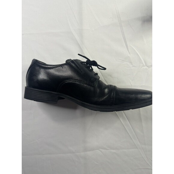 Clark’s Collection Black Dress Shoes Oxford Cap Toe Soft Cushion 9.5 Leather main image 11